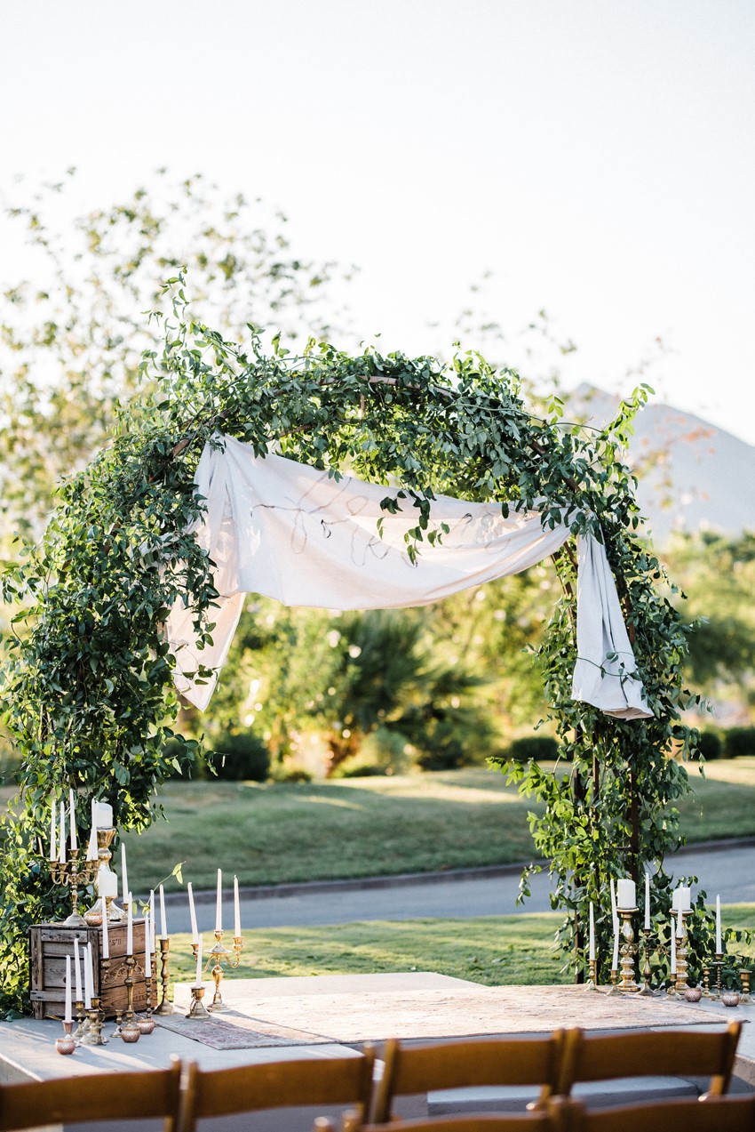 Garden Wedding Aisle Arch
