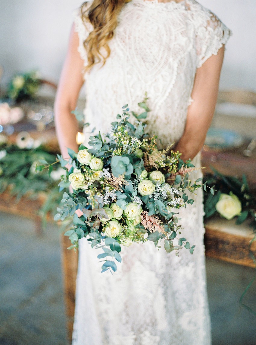 Greenery Bridal Bouquet