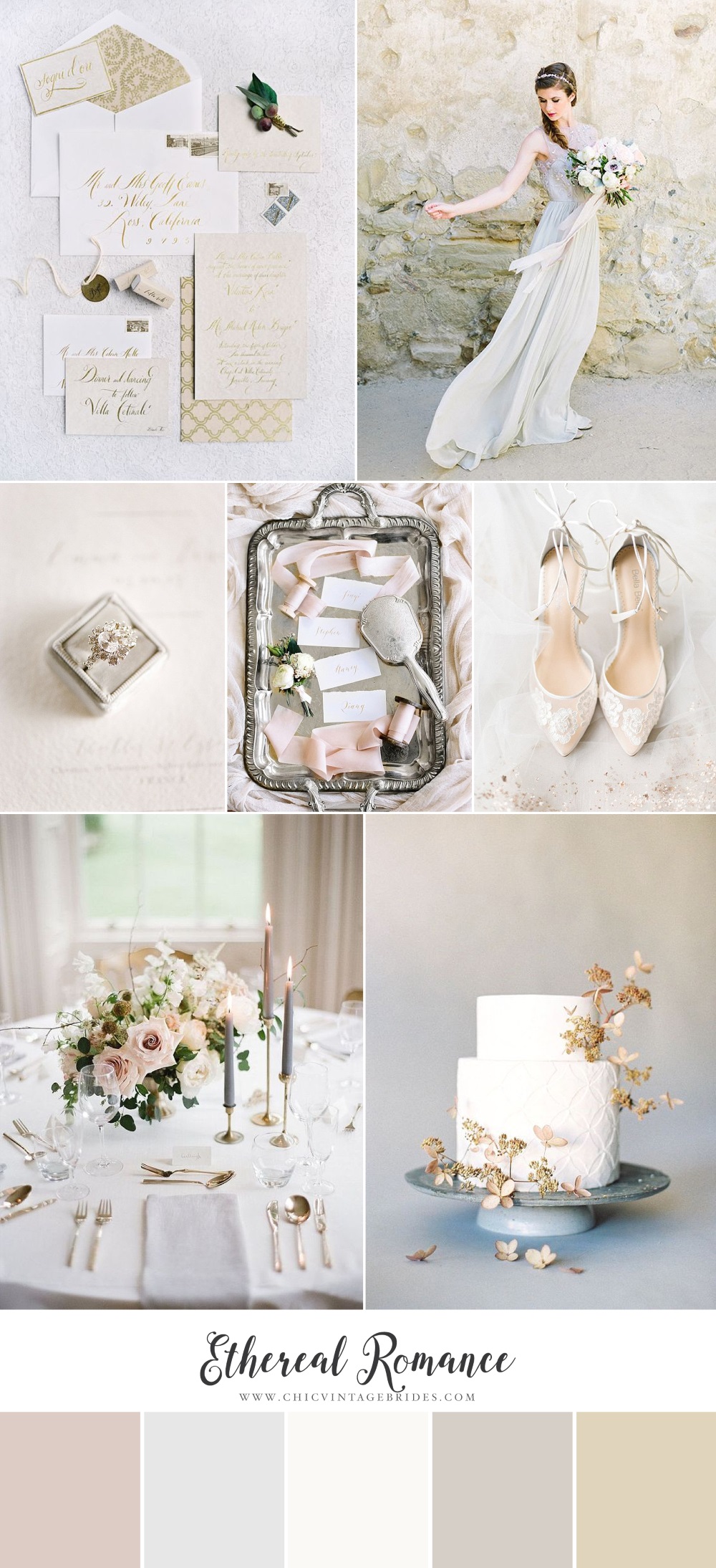 Ethereal Romance - Breathtakingly Romantic Wedding Inspiration in the Softest Shades