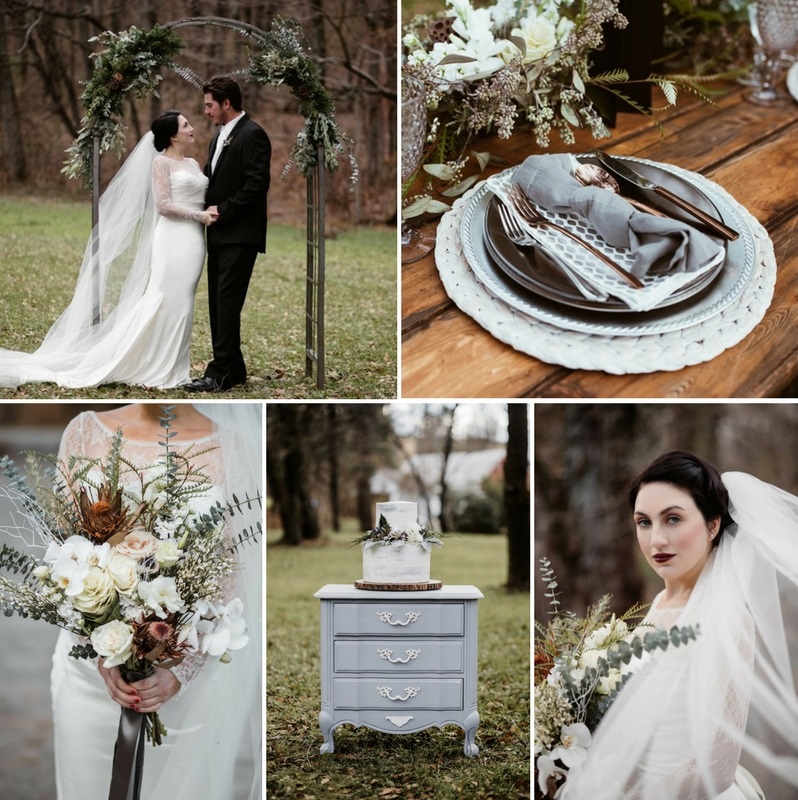 Scandi Vintage Winter Wedding Inspiration Shoot