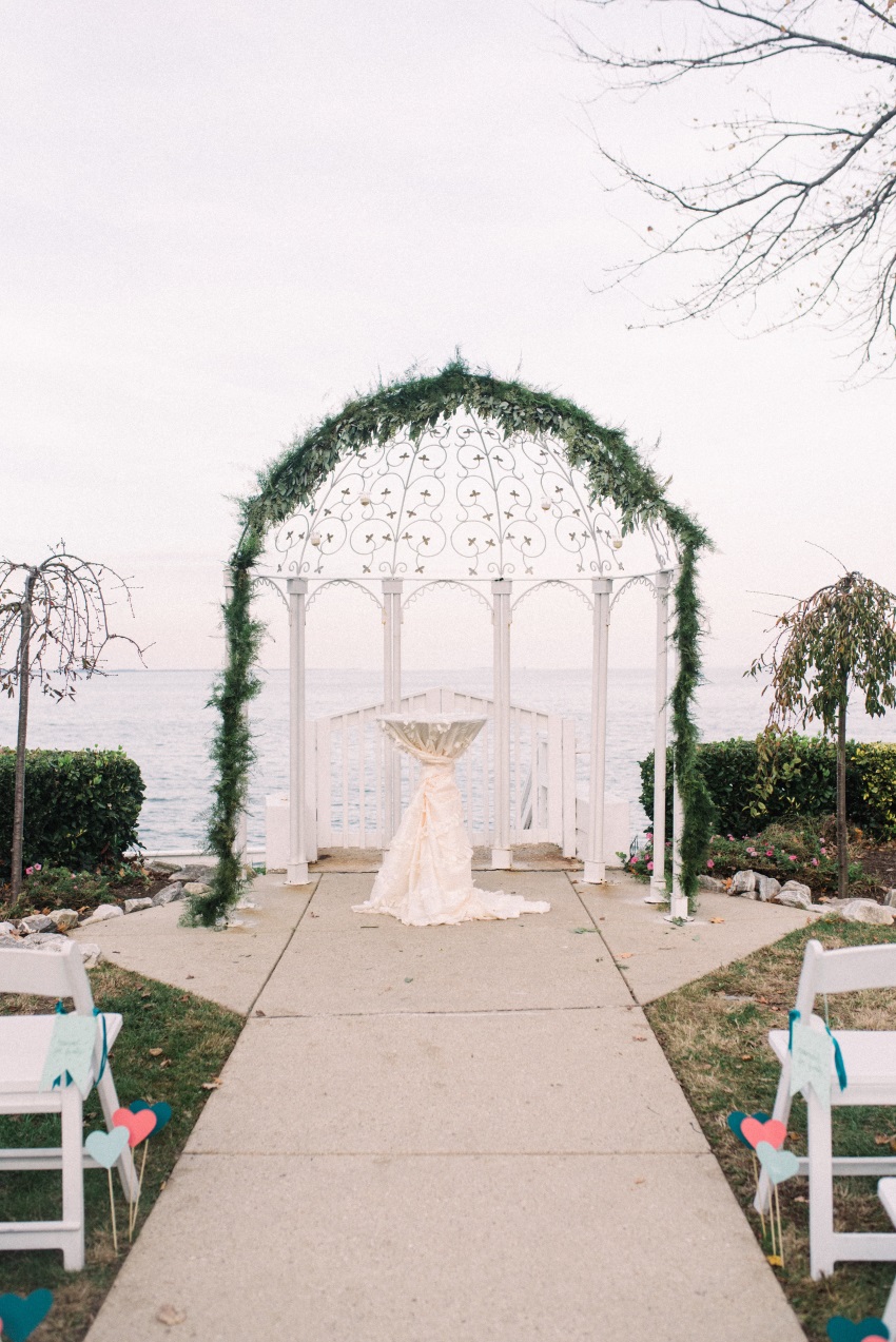 Garden Wedding Ceremony Greenery Arch