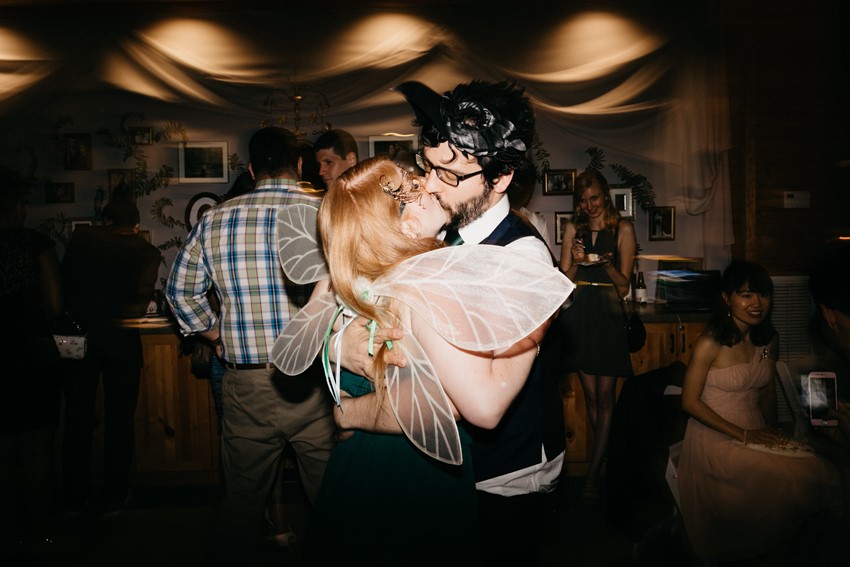 Wedding Dance Kiss
