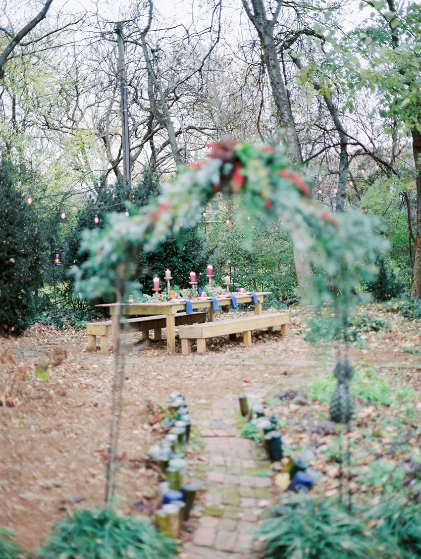 Rustic Winter Wedding Table
