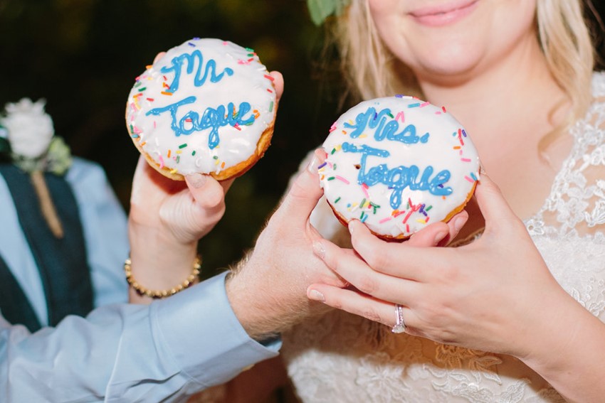 Personalised Wedding Donuts