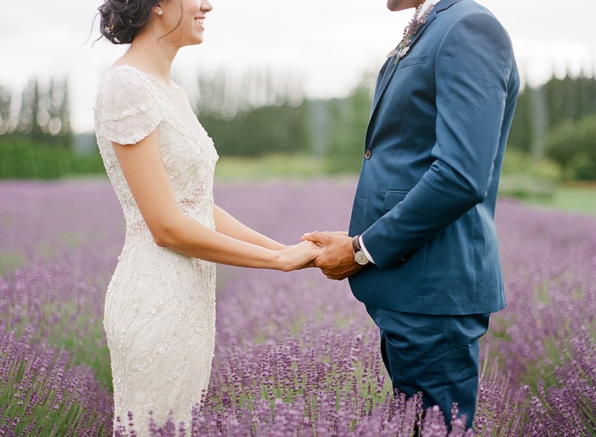 Woodinville Lavender Farm Wedding Ceremony