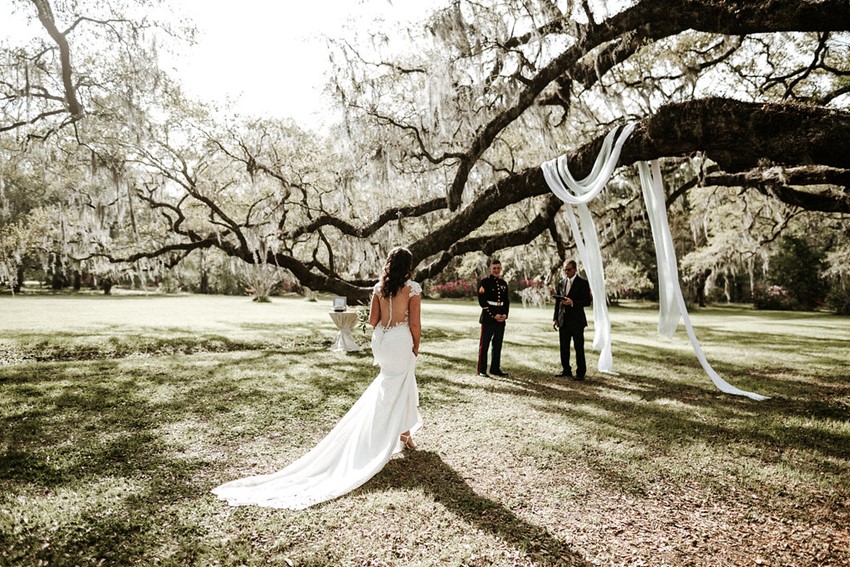 Tree Wedding Ceremony Backdrop
