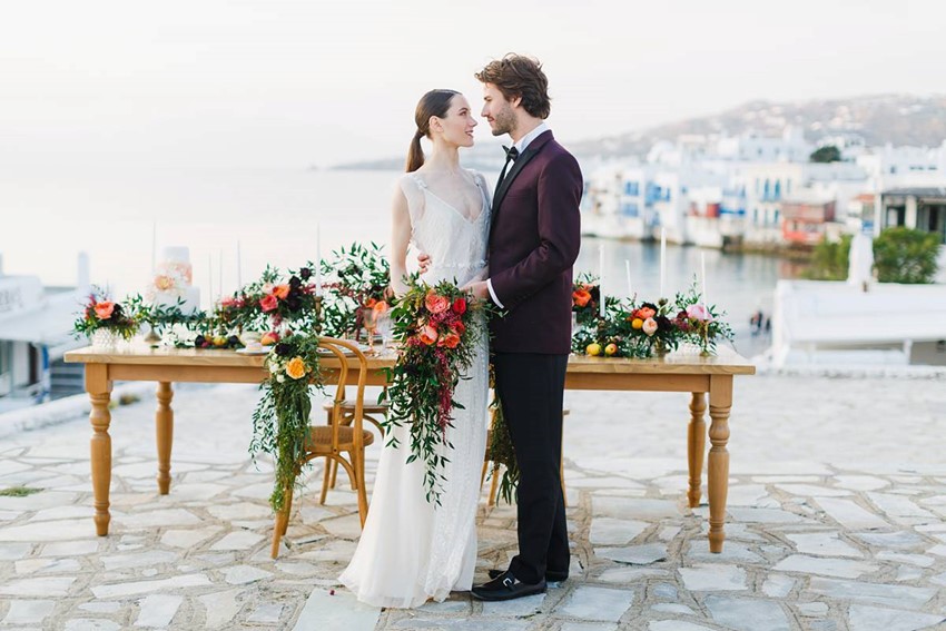 Mykonos Greece Wedding Inspiration