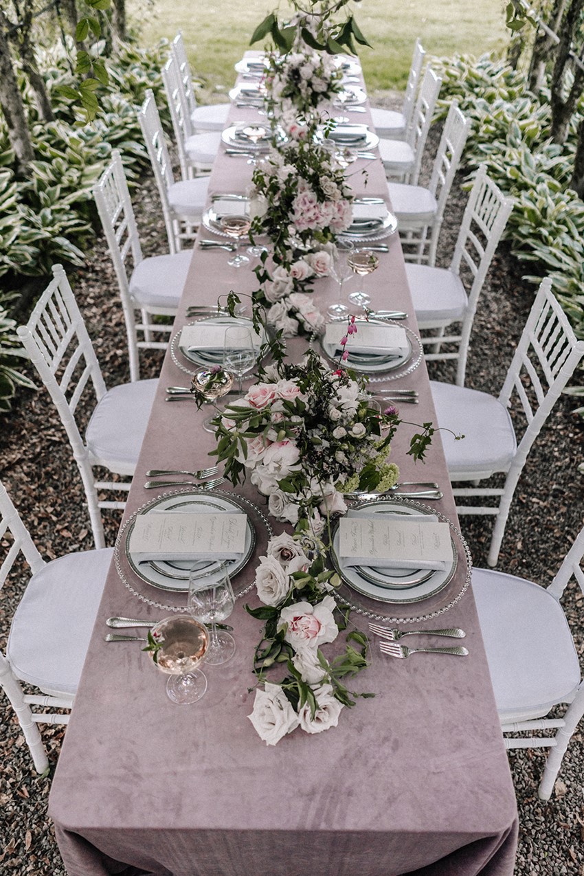 Dusky Pink Wedding Table