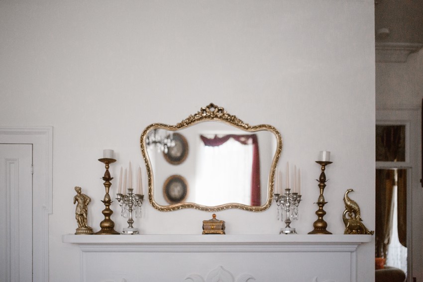 Vintage Mirror Wedding Decor
