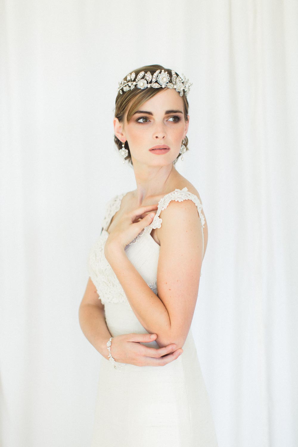 Bridal Crown Tiara Aquarelle