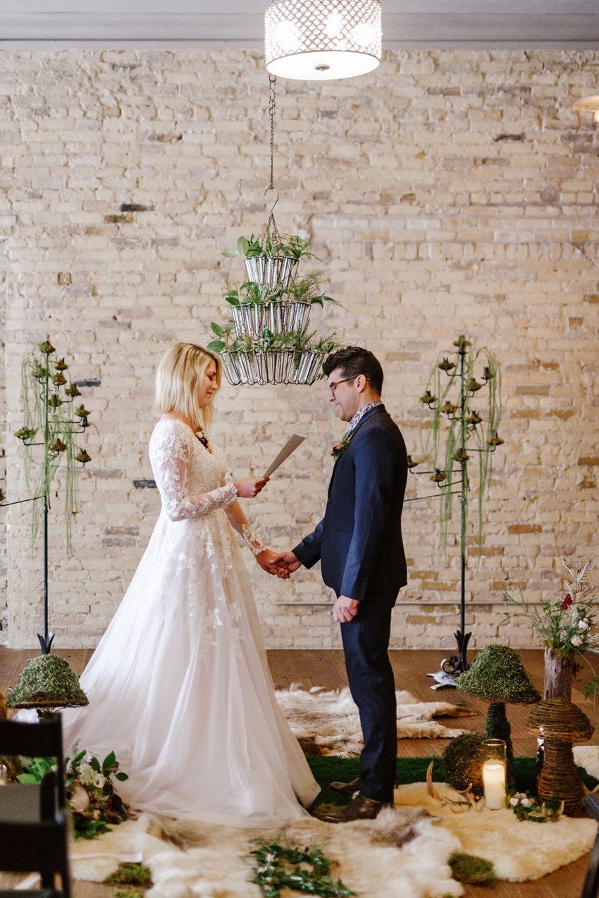 Urban Fairytale Wedding Ceremony