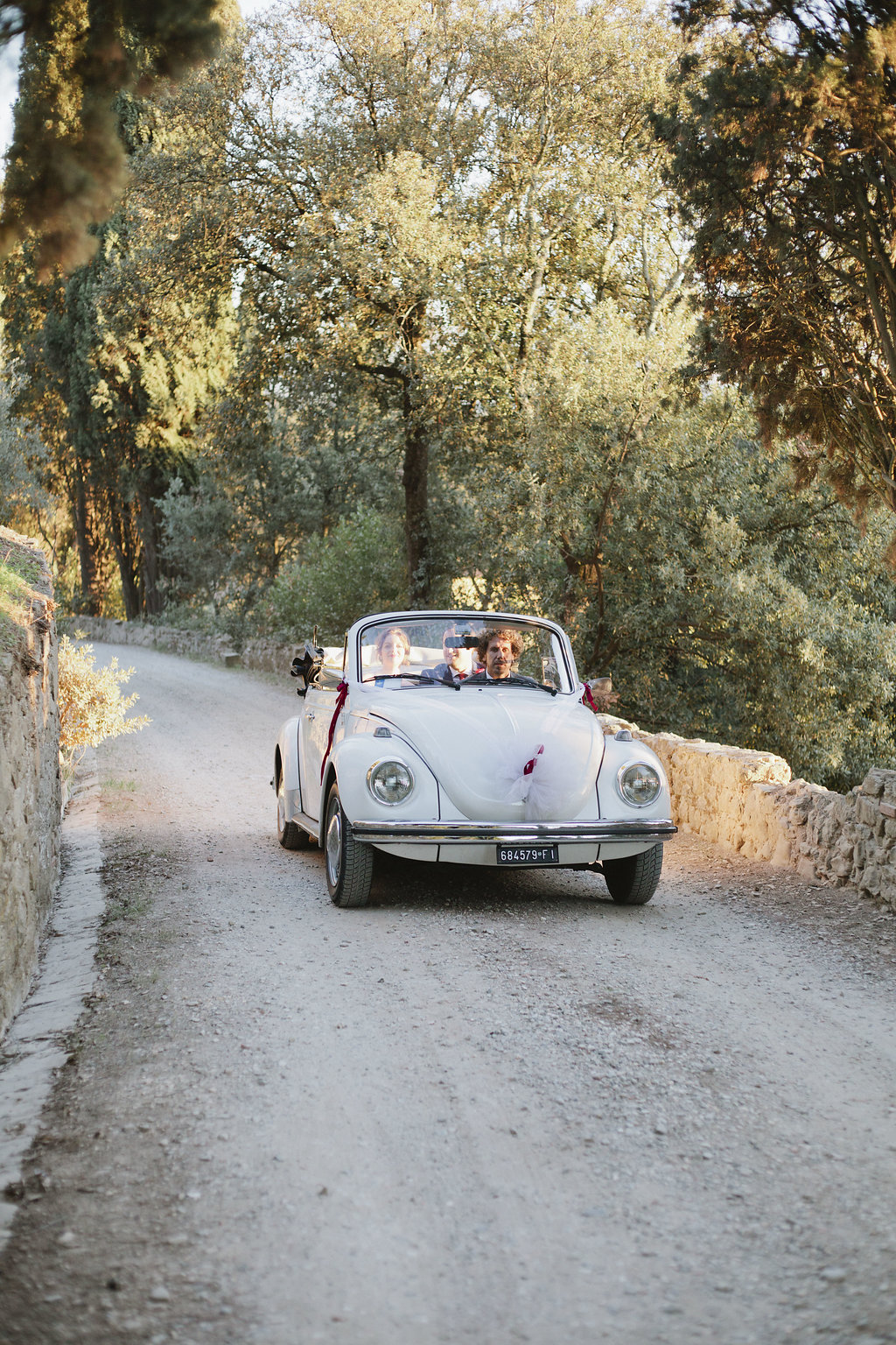 Vintage VW Beetle Wedding Getaway Car
