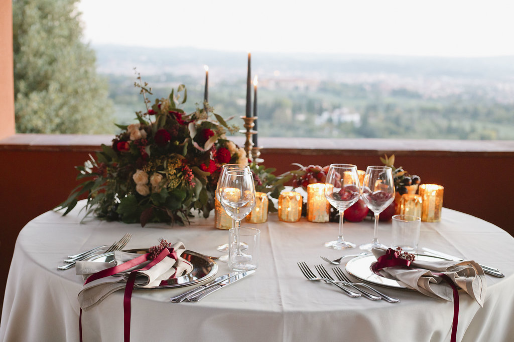 Elopement Wedding Table