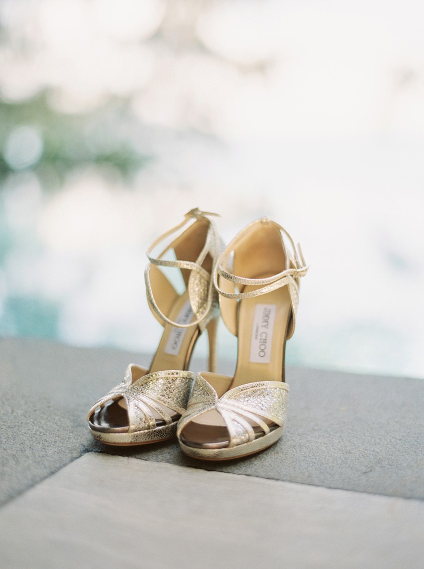 Glam Metallic Bridal Shoes