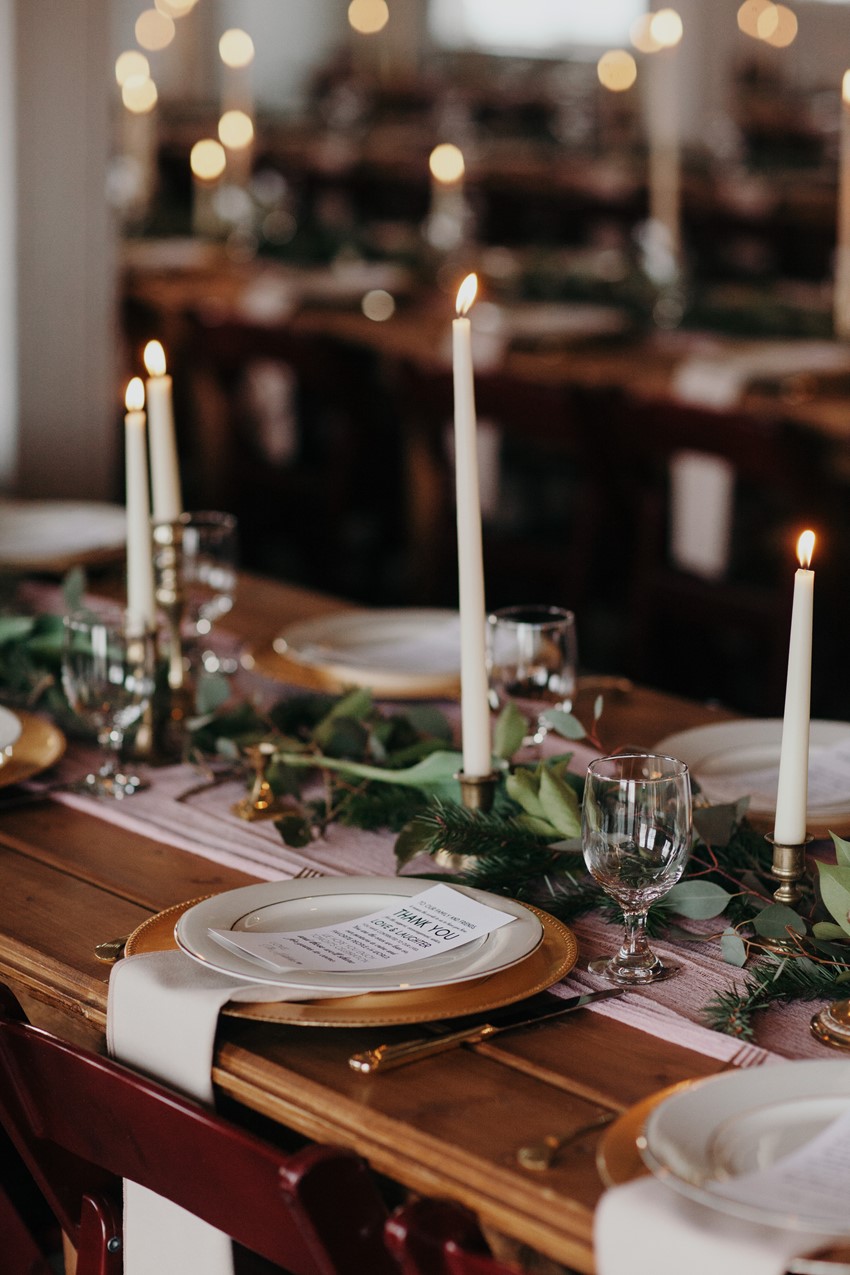 Greenery Wedding Table