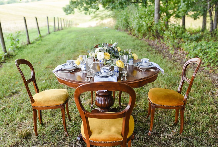 Vintage Inspired Wedding Table