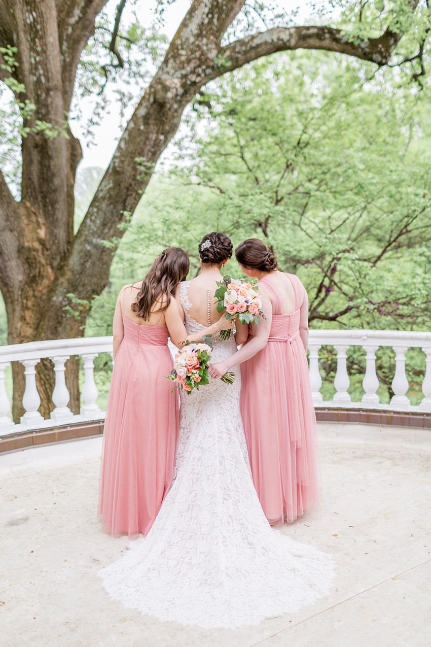 Bride & Blush Pink Bridesmaids
