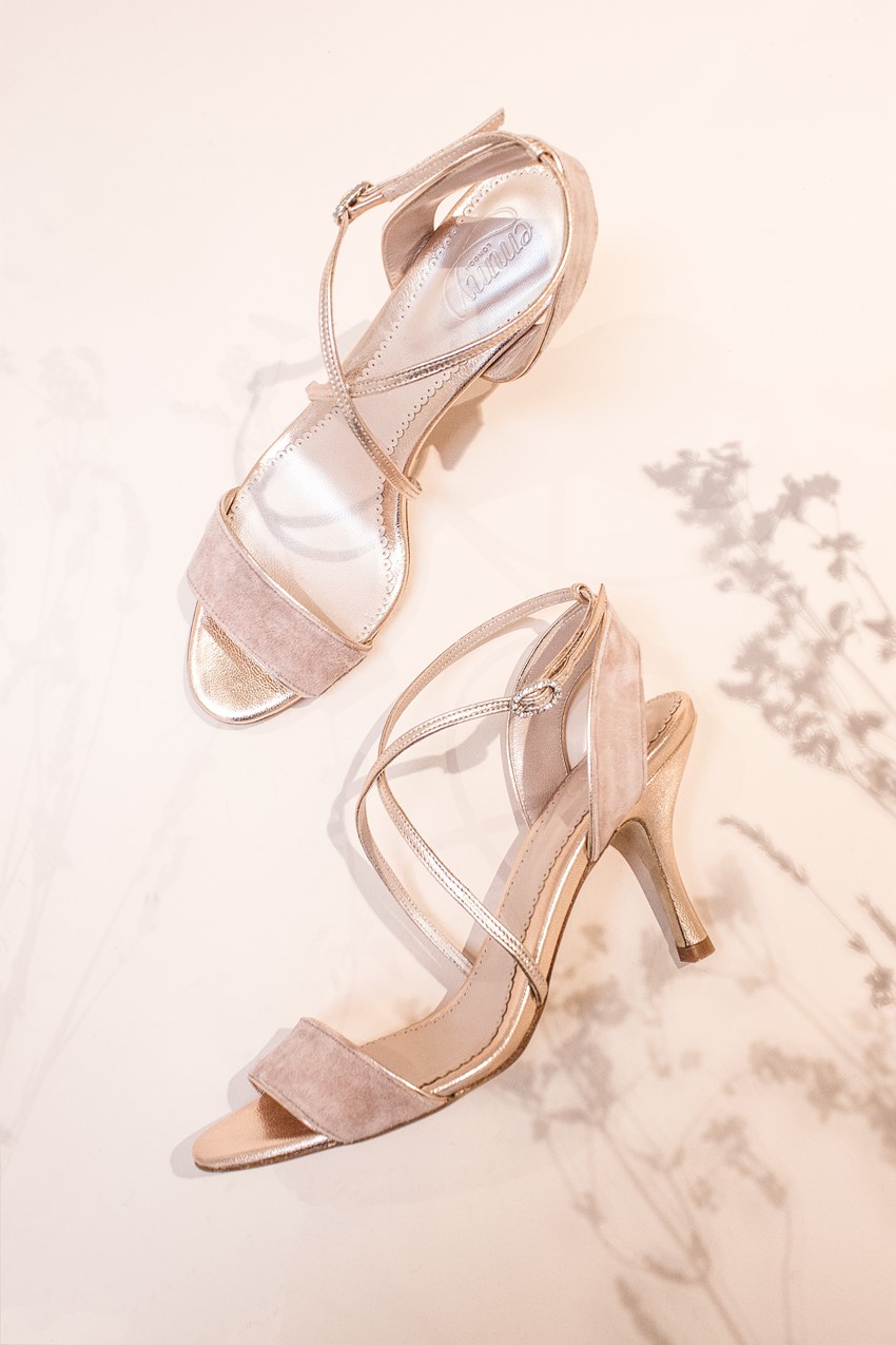 Emmy London - Darcy Misty Rose Bridal Shoes