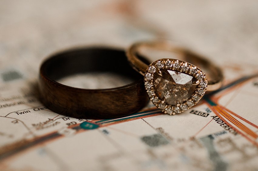 Boho Vintage Engagement Ring