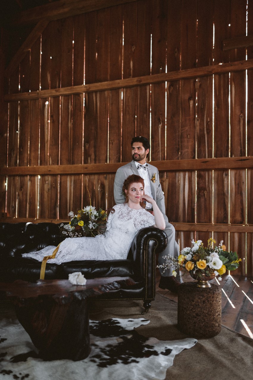 Rustic Vintage Barn Wedding Inspiration