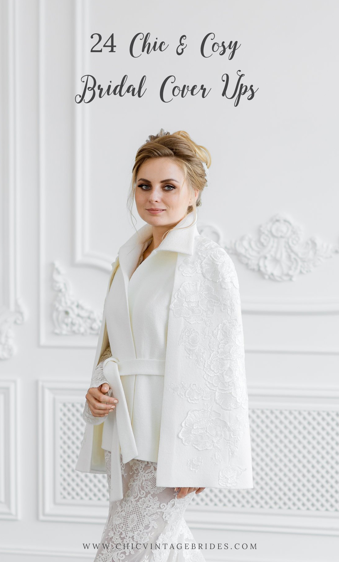 24 Chic & Cosy Bridal Cover Ups