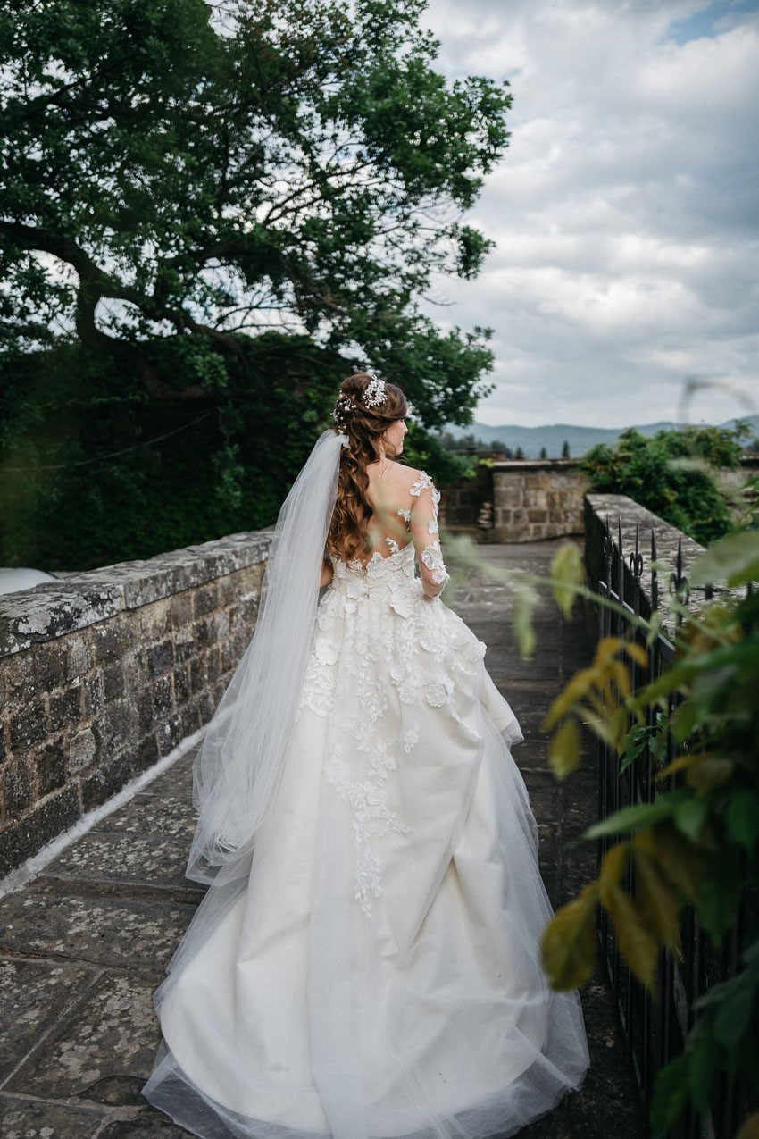 Fairytale Italian Castle Wedding Dress