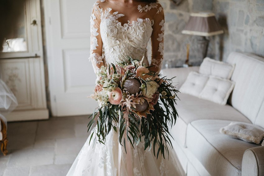 Stunning Protea Bridal Bouquet