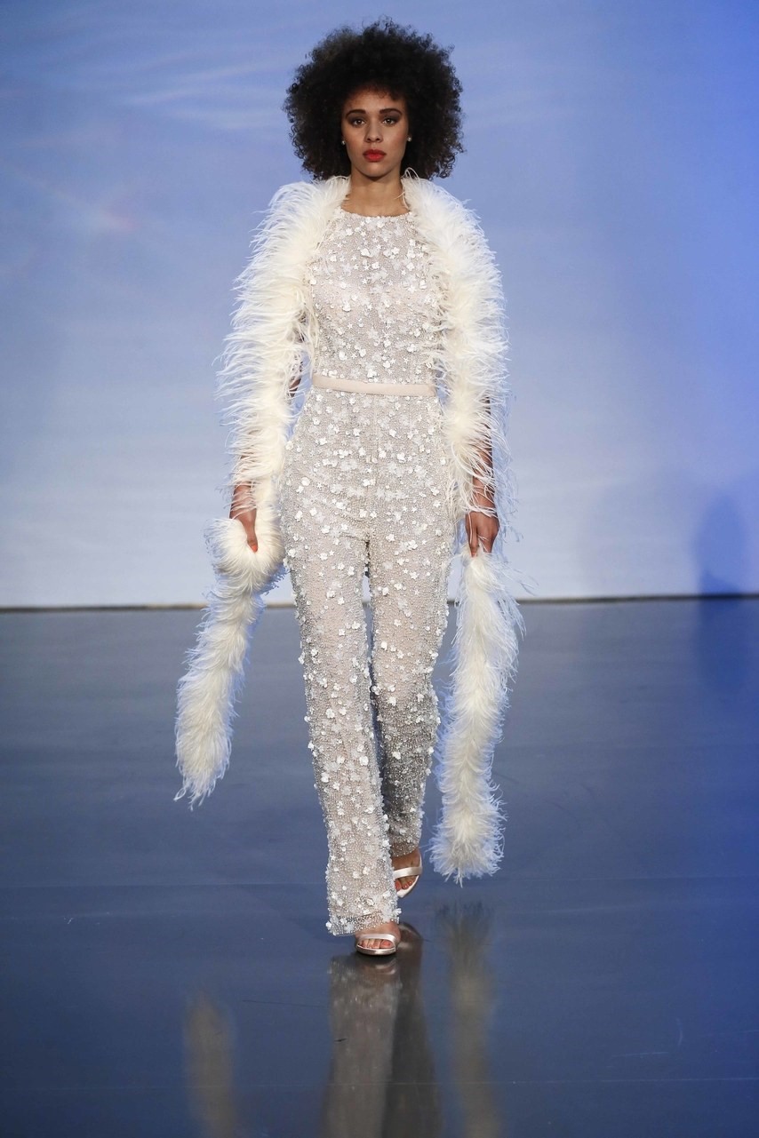 2019 Bridal Trends - Trousers Justin Alexander Fall 2019
