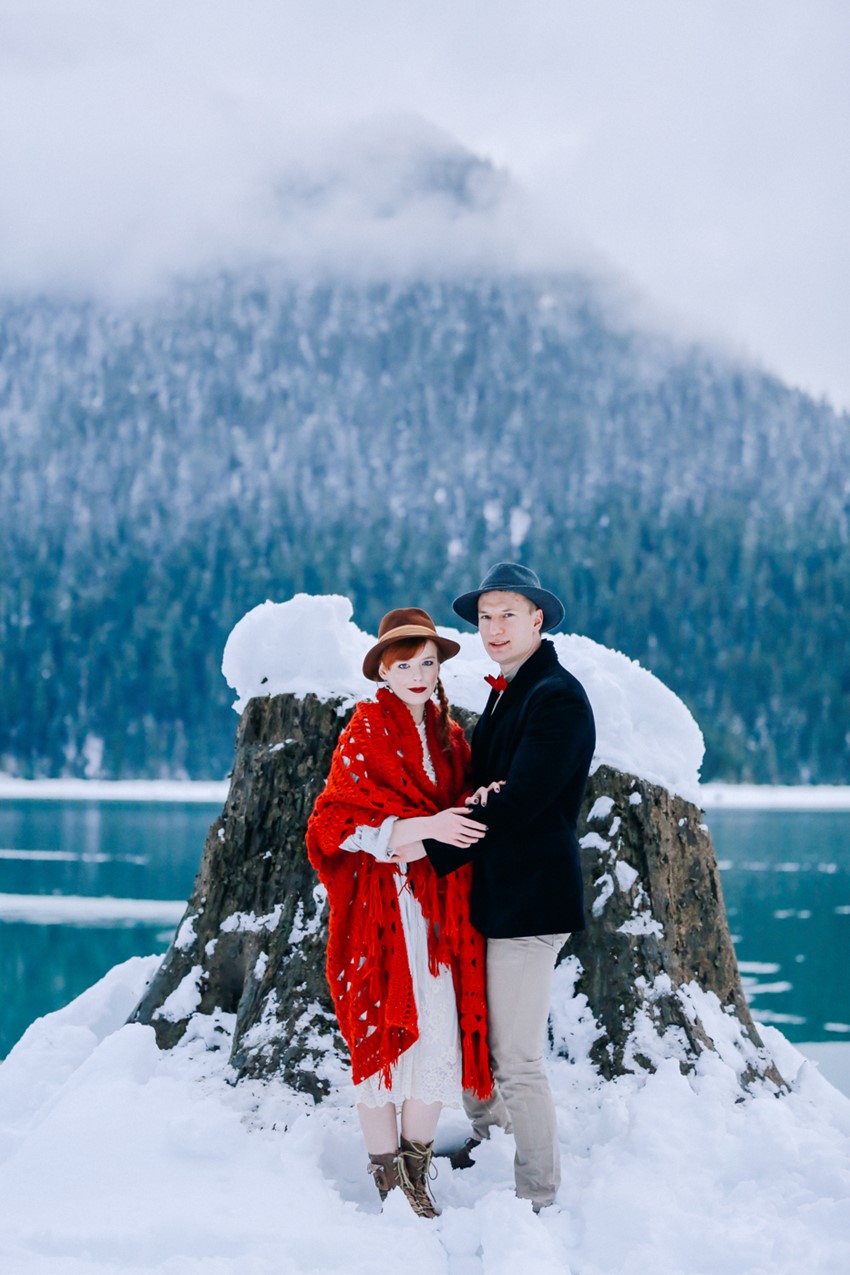 Snowy Winter Vow Renewal