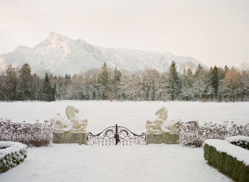 Snowy Winter Wedding in Austria