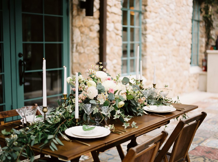 Greenery Wedding Table