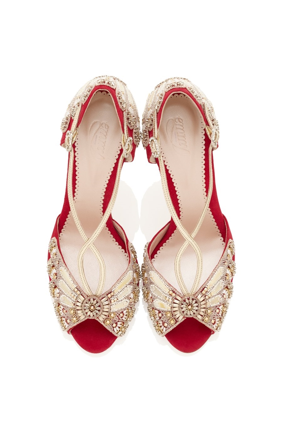Red Bridal Shoes