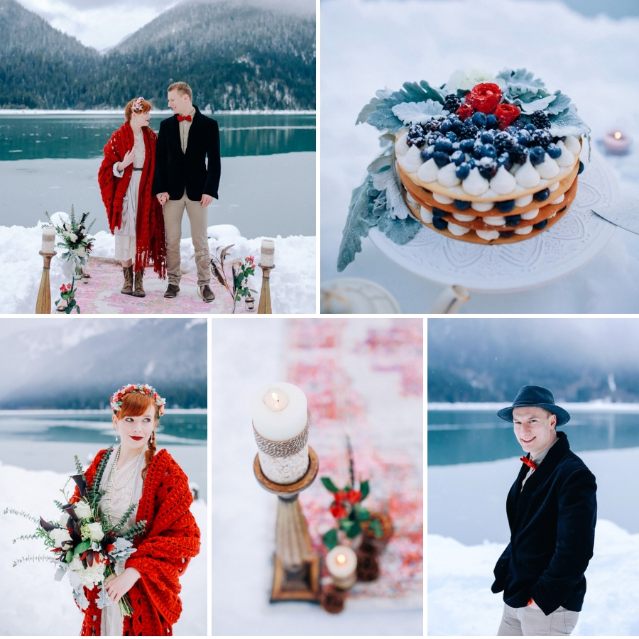 Snowy Winter Vow Renewal