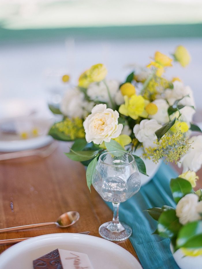 Spring Garden Wedding Table Decor