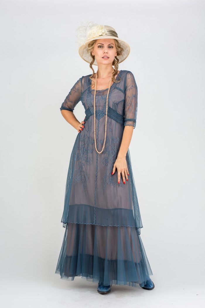 Blue Vintage Inspired Dress