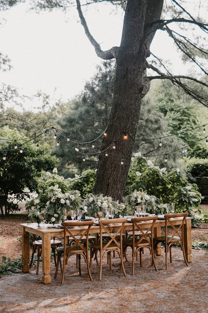 Wedding Table Under a Tree
