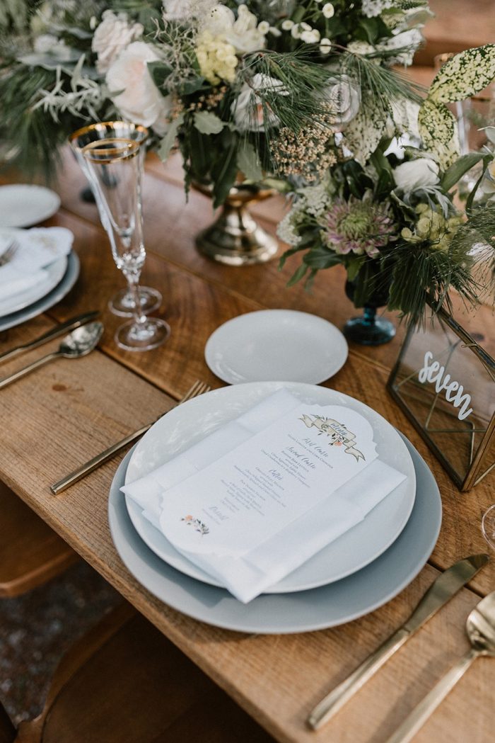 Rustic Vintage Wedding Place Setting