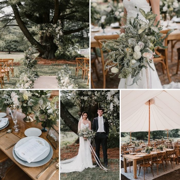 Greenery Filled Garden Wedding Inspiration