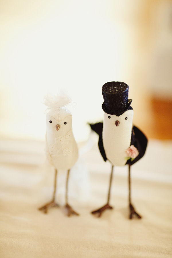 Bird Cake Toppers from Style Me Pretty