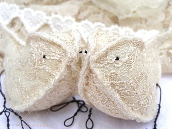 Lace Bird Cake Toppers on Etsy