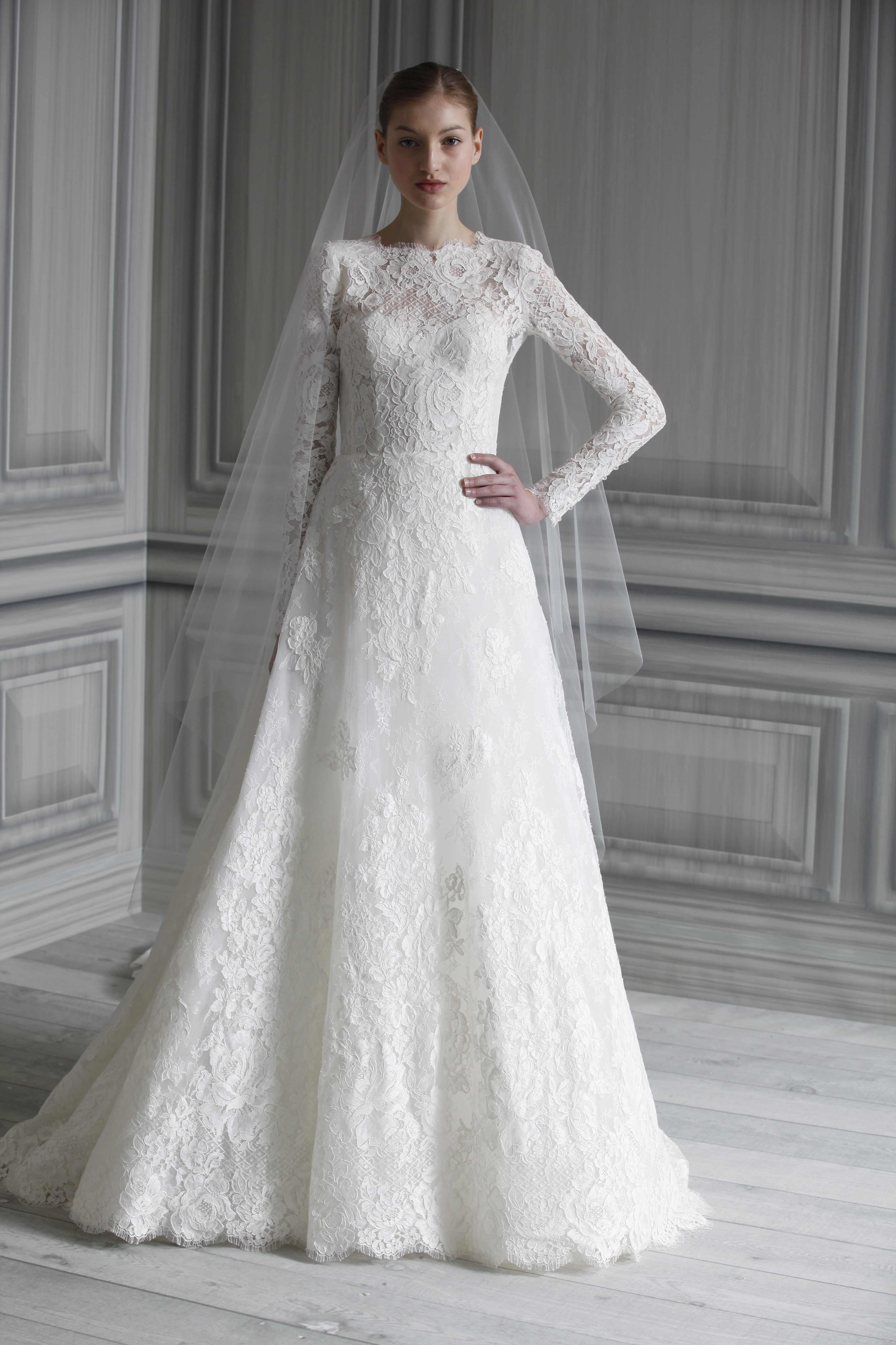 full sleeve bridal gowns