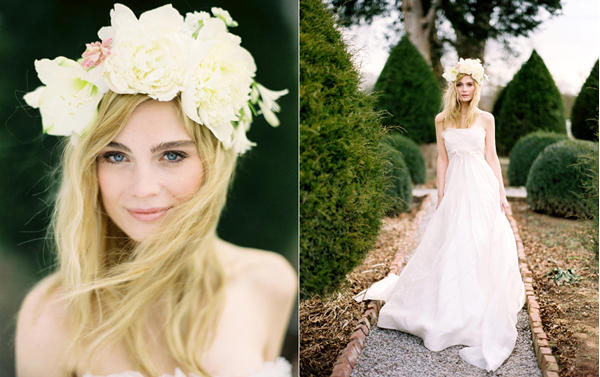 Beautiful & Boho Bridal Flower Crowns : Chic Vintage Brides