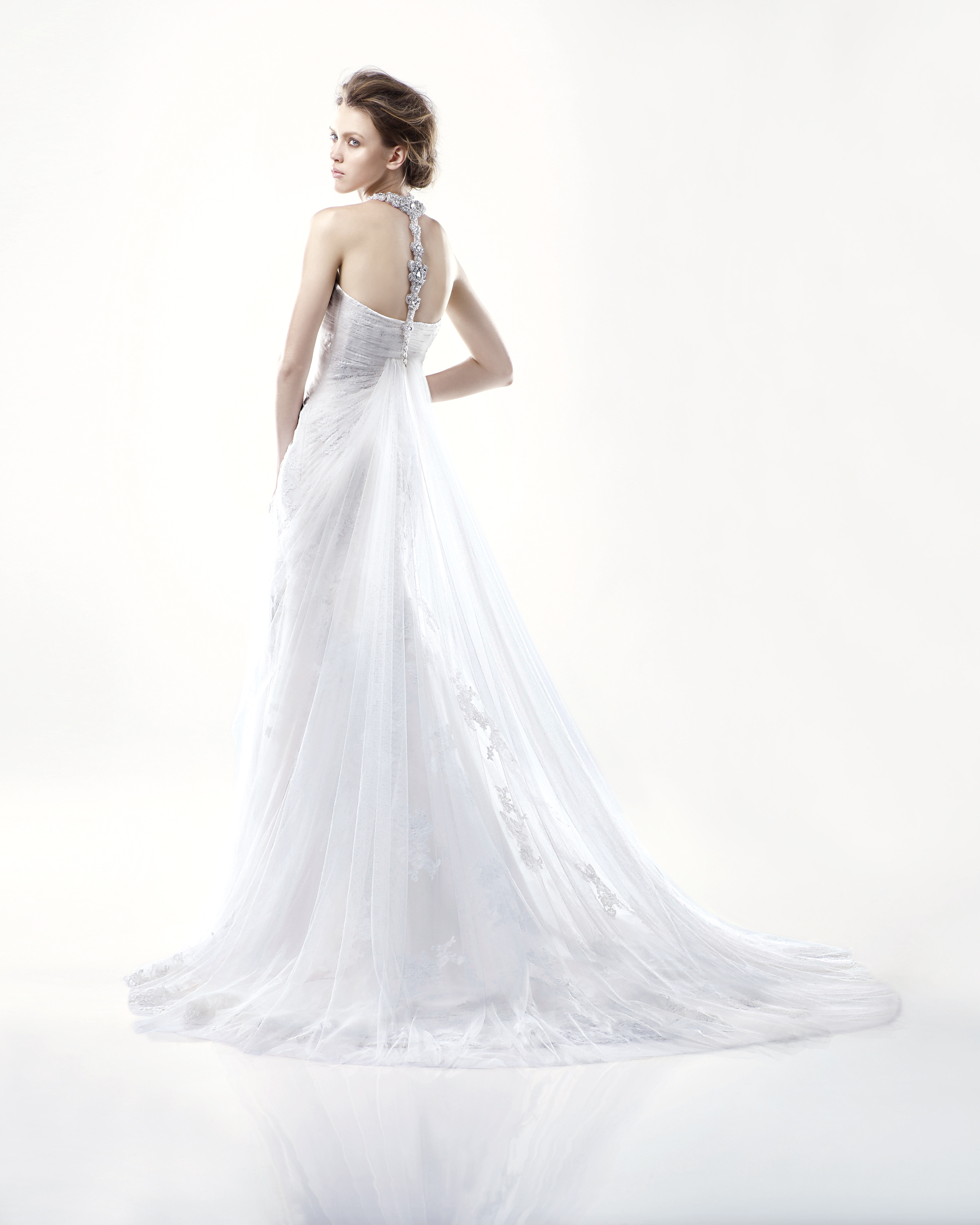 Blue by Enzoani Wedding Dress - Dayton (back)