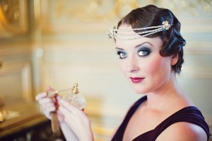 Art Deco Makeup & Marcel Waved Hair