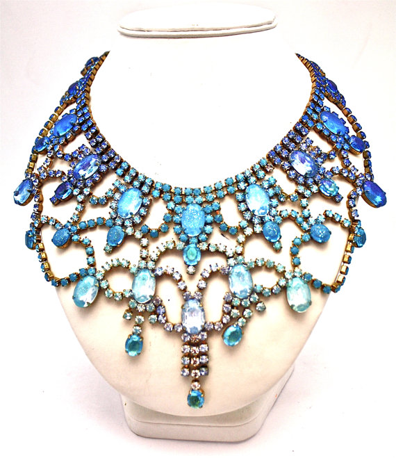 One of a Kind Blue Necklace from Doloris Petunia