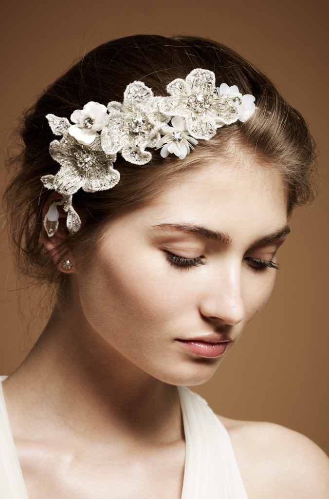 Jenny Packham 2012 Accessories Collection Dentelle Luxe Bridal Headdress