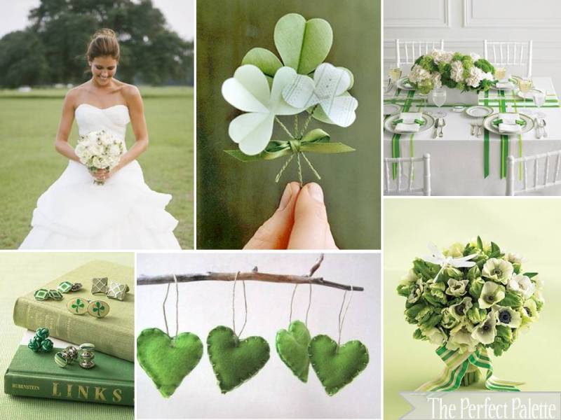 Lucky In Love Wedding Inspiration Board from The Perfect Palette