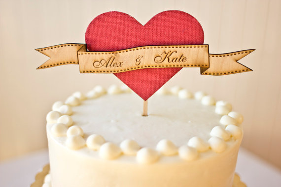 Better Off Wed Cake Topper