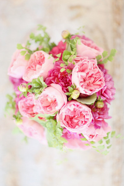 Pretty Pale & Fuschia Pink Runculus Bouquet