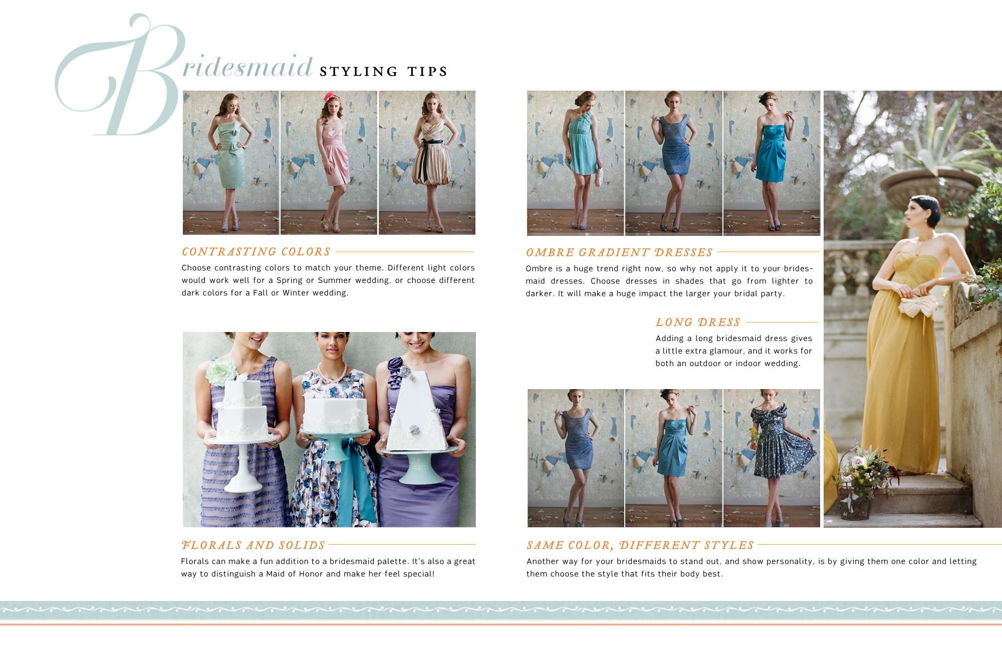 Wedding Bliss Guide Bridesmaid Styling Tips